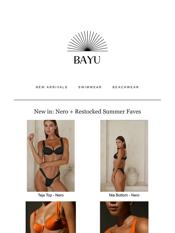 New in: Nero + Restocked Summer Faves 🍊