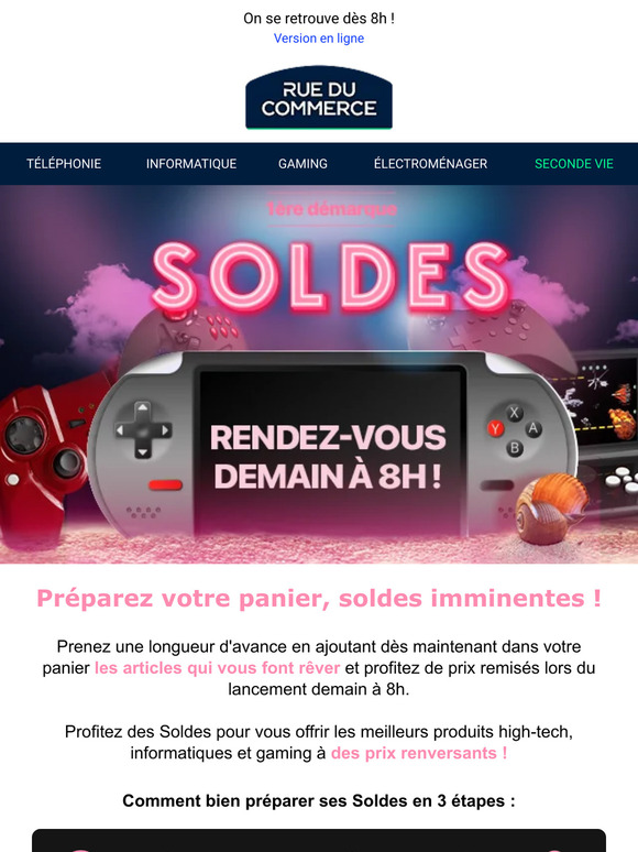 Soldes : ça démarre demain ! 🤯