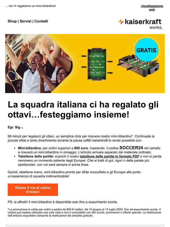 L’Italia ci ha regalato gli ottavi ...