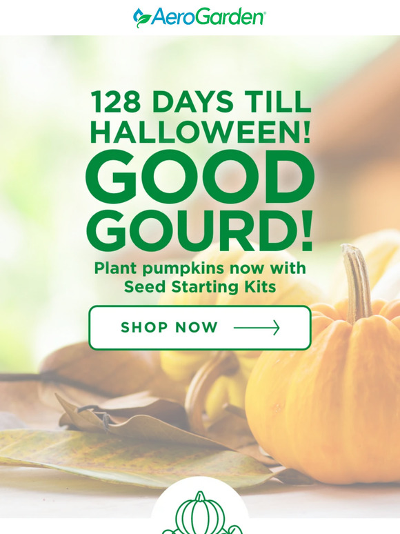 AeroGrow: Good Gourd! Have you planted your 🎃? | Milled