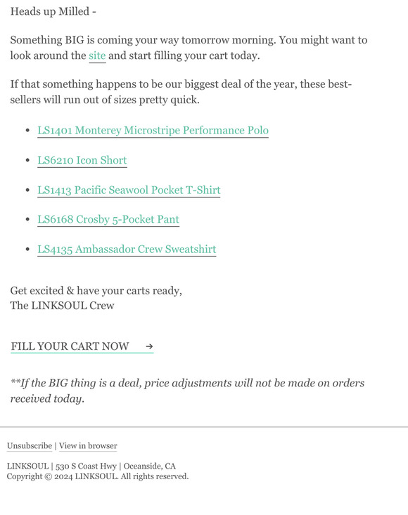 Something B.I.G is happening tomorrow