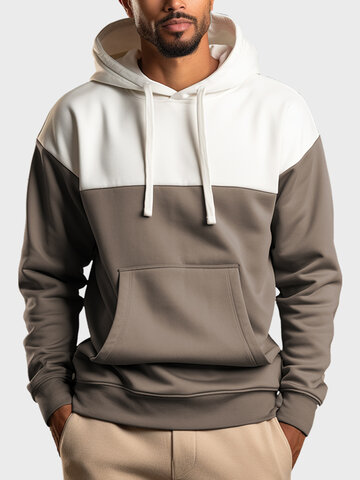 Two Tone Casual Hoodies