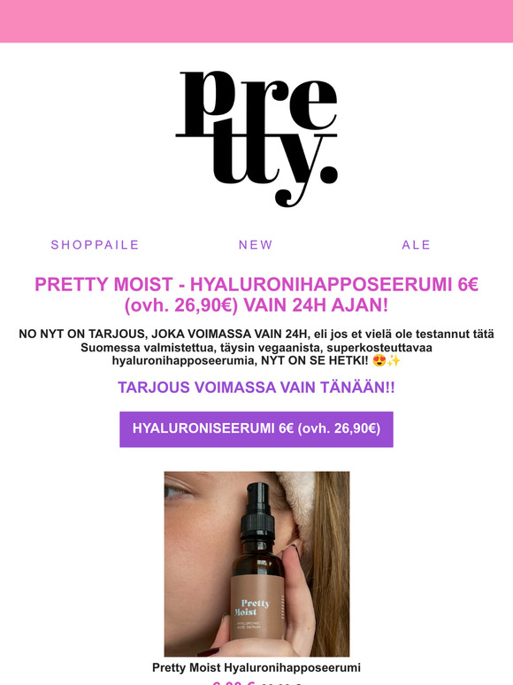 HYALURONIHAPPO 6€ (ovh. 26,90€) 💜