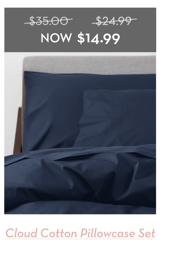 Shop Cloud Cotton Pillowcase Set