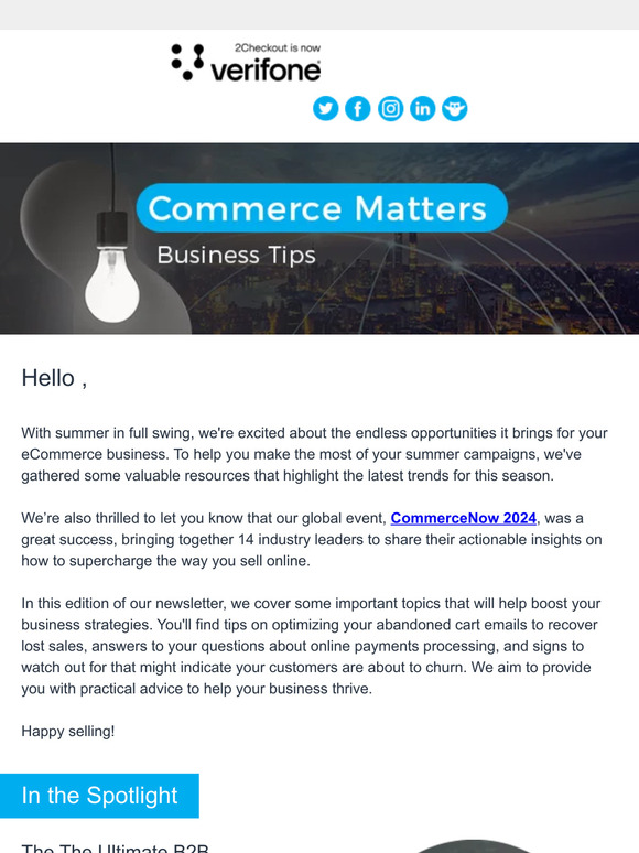 Your Commerce Matters Newsletter is Here – June Edition