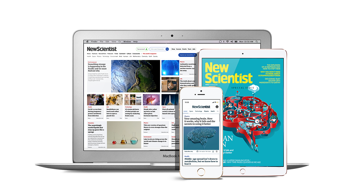 New Scientist bundle shot. Image links to offer.