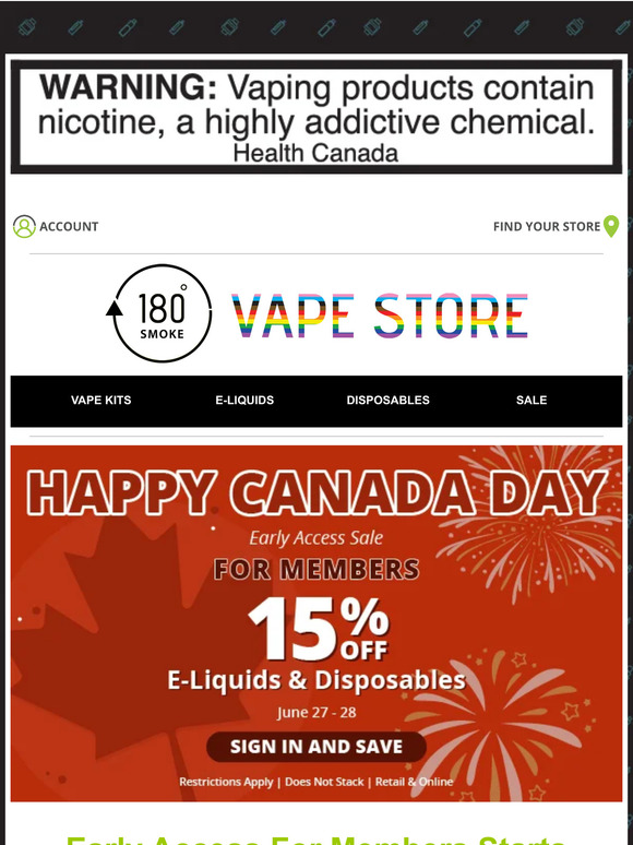 Exclusive Early Access: Canada Day Sale 🎁