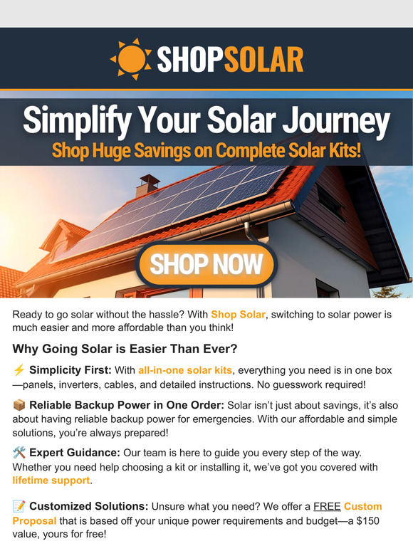 Shop Solar: Simplify Your Solar Journey with Shop Solar ☀️ | Milled