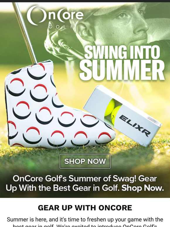Gear Up for Summer with OnCore Golf's Summer of Swag! ☀️