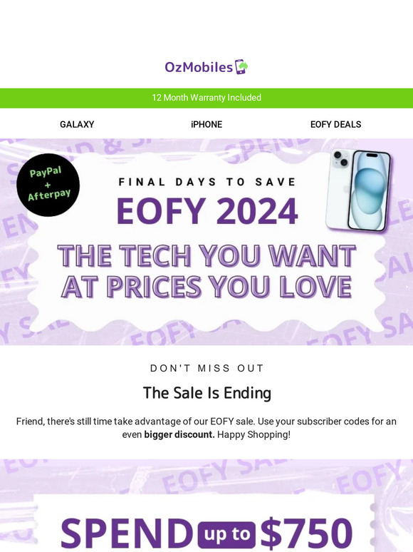 EOFY Sale Alert: Final Hours ⏰
