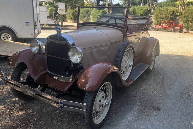 1929 Ford Model A Standard Roadster With an Older Restoration