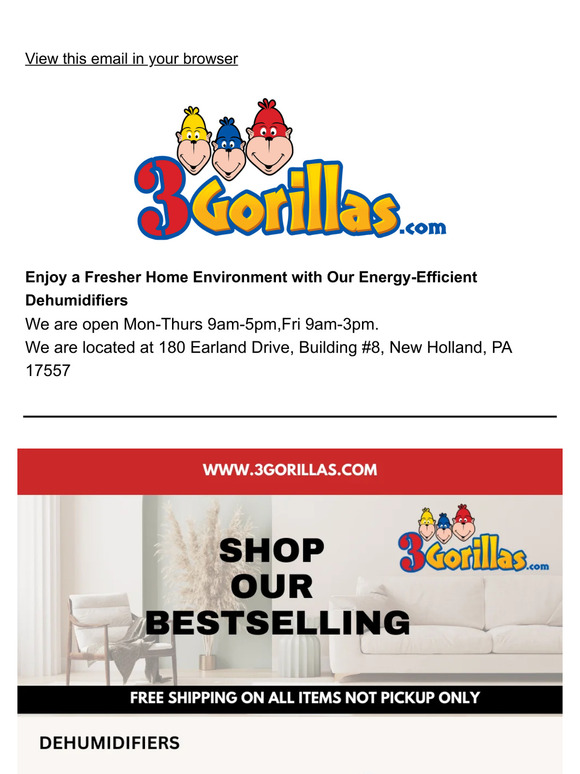 Get Your Discount Dehumidifiers Today ❄️
