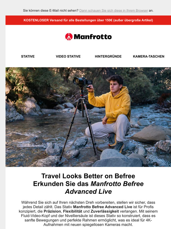 Travel looks better on Befree Advanced Live