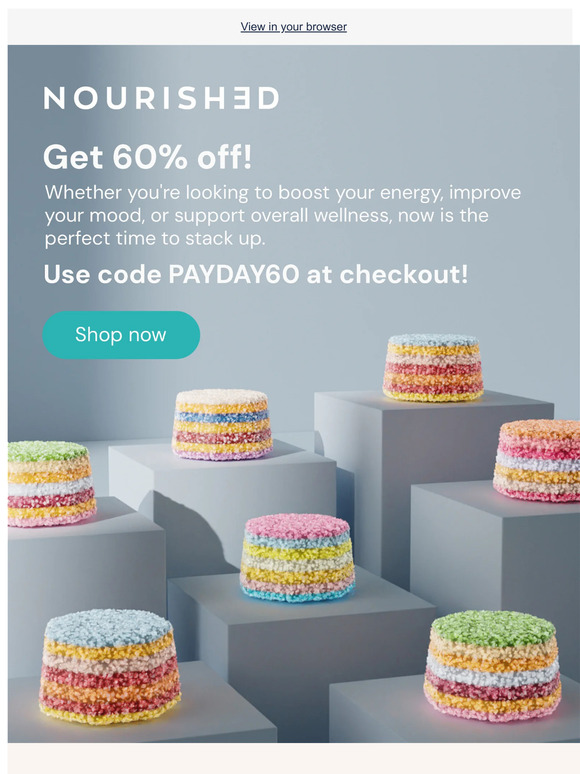 Stack up with 60% off! 🤩