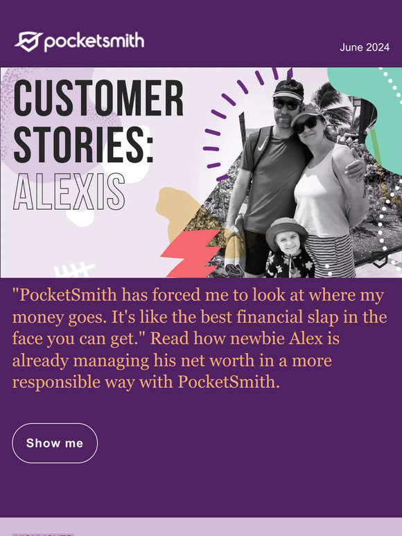 Monthly reads: Alexis’ story, Mastercard x PocketSmith, and The Australian Finance Podcast