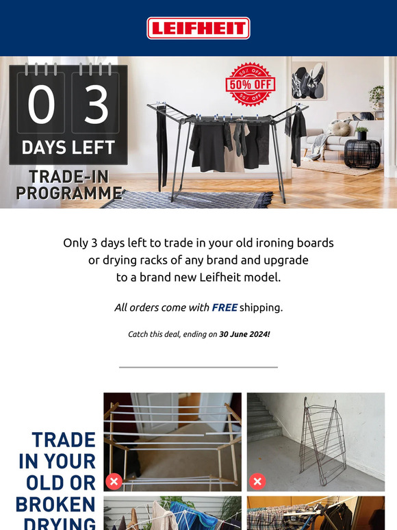 🔔 Don't Miss Out: 50% Off Trade-In – Only 3 Days Left!