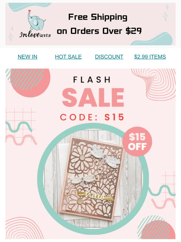 💥💥Your $15 Coupon is Active!!😜
