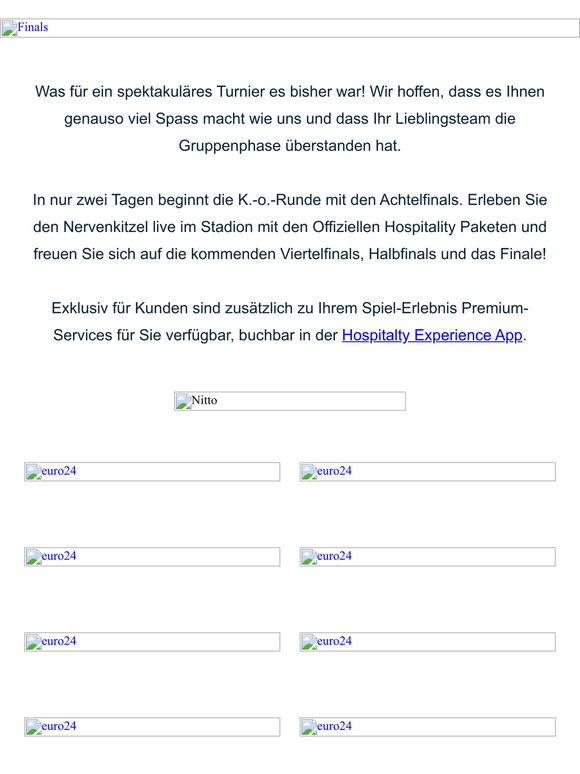 ⚽ Freuen Sie sich auf die K.o.-Phase der UEFA EURO 2024™