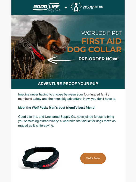 Exclusive Pre-order: First Ever, Dog First Aid Kit Collar