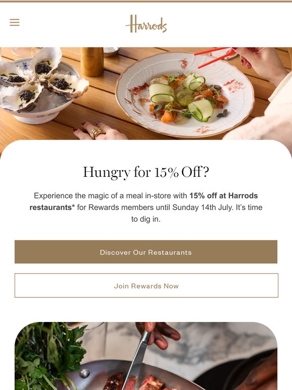 Get 15% off restaurants
