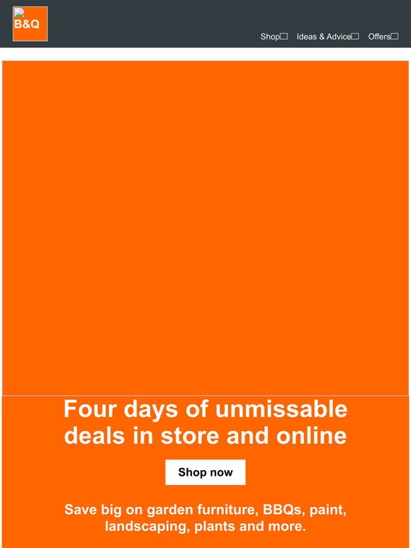 B&Q: The BIG you can do it sale is here! | Milled
