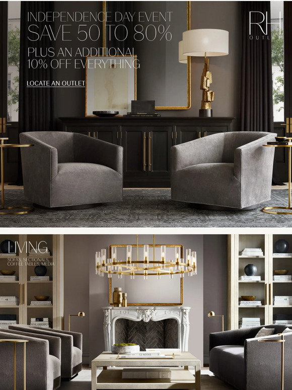 Restoration Hardware Email Newsletters: Shop Sales, Discounts, and ...