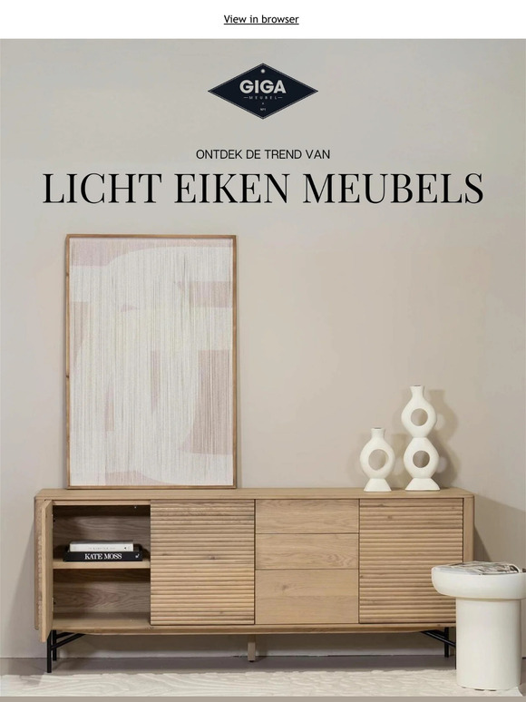 Breng de natuur in huis met licht eiken meubels 🌿