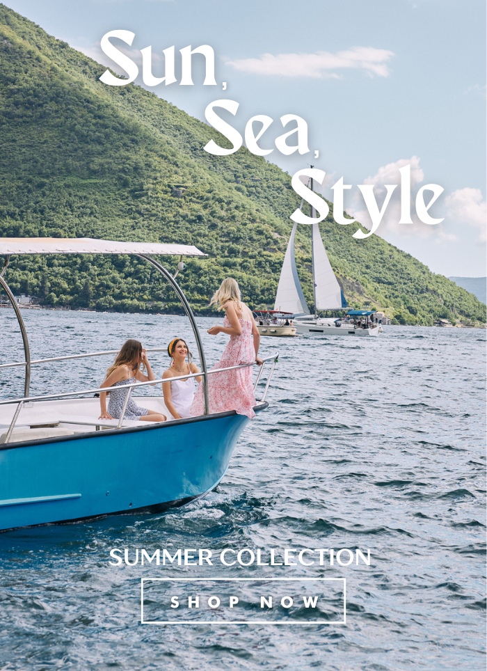 Summer Sale, spend more, save more shop now button link.