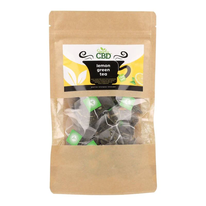 Image of CBD-Infused Lemon Green Tea (5mgx20)