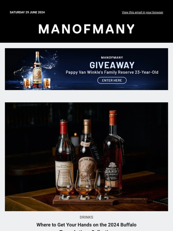 Man of Many Where to Get Your Hands on the 2024 Buffalo Trace Antique