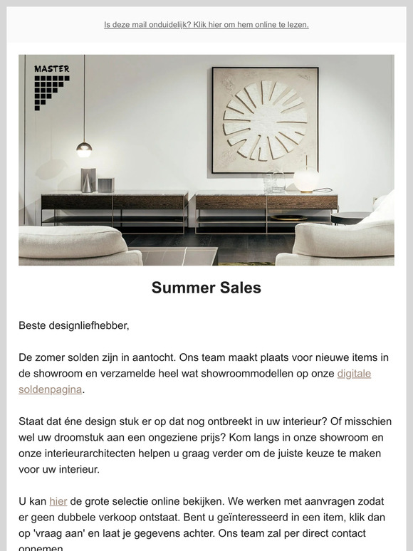 Summer sales 🌞 Ontdek showroommodellen aan interessante prijzen