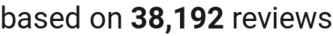number of reviews