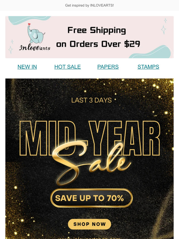 🔥MID-YEAR SUPER SALE!! UP TO 70% OFF! ✨✨