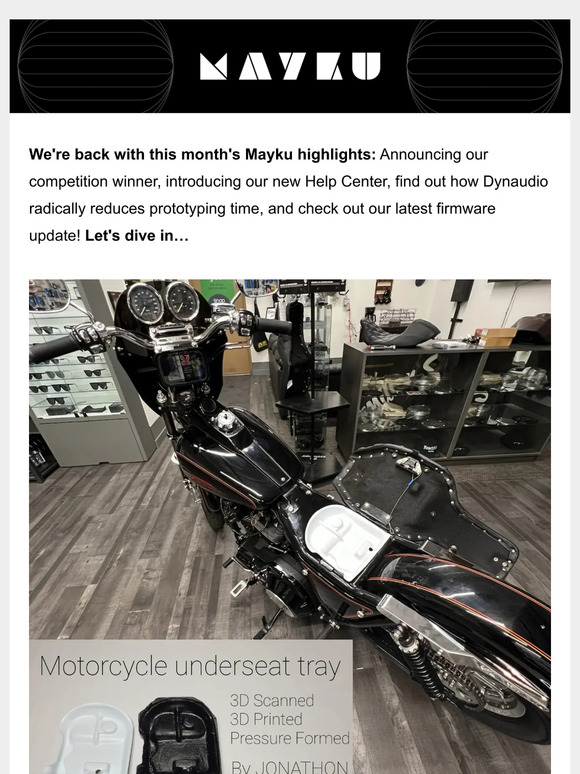 We announce our competition winner! ✨ - Mayku Newsletter