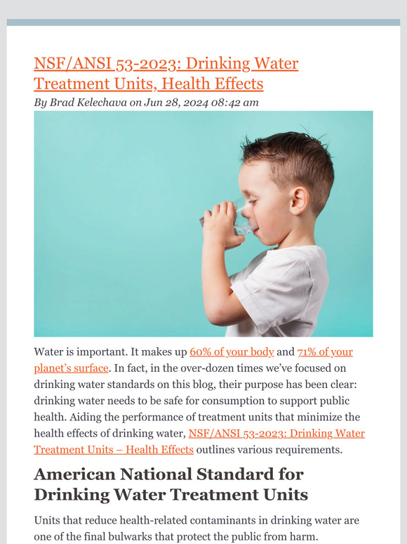 ANSI: New from the ANSI Blog: NSF/ANSI 53-2023: Drinking Water ...