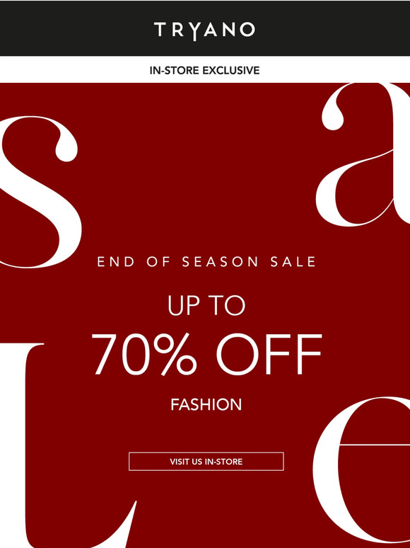 New Brands Added: Up to 70% Off