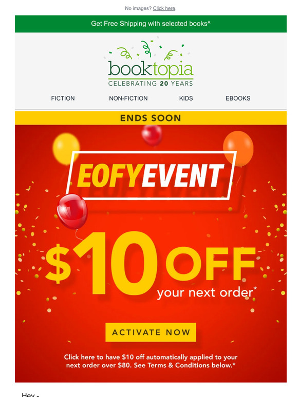 ⏰ Your $10 off expires tomorrow, —