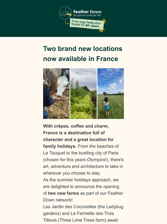 Fancy a French adventure? 2 brand new locations now available.