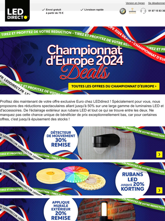 OFFRES CHAMPIONNAT D'EUROPE  ⚽ Obtenez vos offres de réduction maintenant !