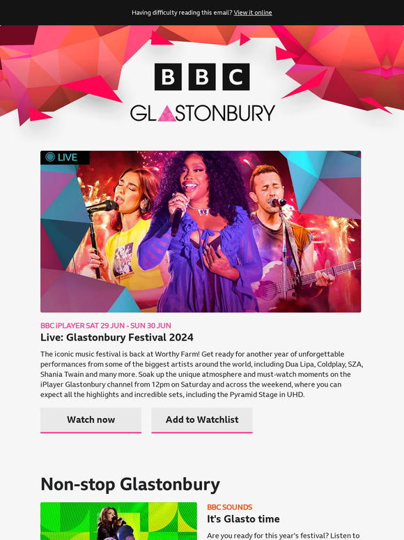 Bbc Glastonbury 2024 Schedule Joya Katina