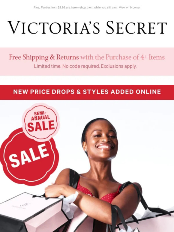 Victoria's Secret Email Newsletters: Shop Sales, Discounts, and Coupon ...