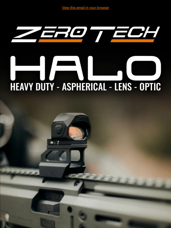 ZeroTech Optics: ZeroTech | NEW H.A.L.O. ENCLOSED REFLEX RED DOT ...