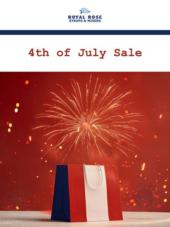 25% Off All Syrups and Bitters!