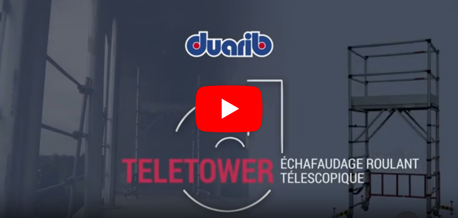 Echafaudagealuminiumtélescopique