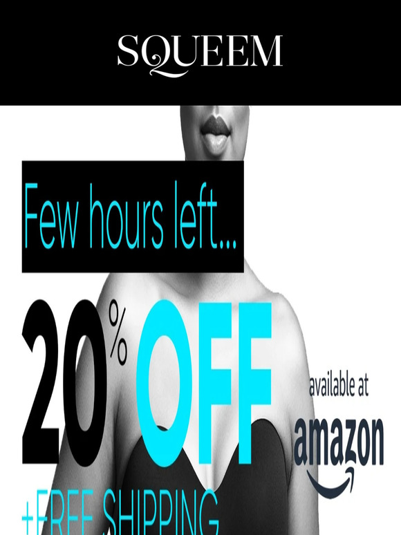 ⏰  FINAL HOURS! 20% OFF Perfect Waist Cincher on Amazon! ✨