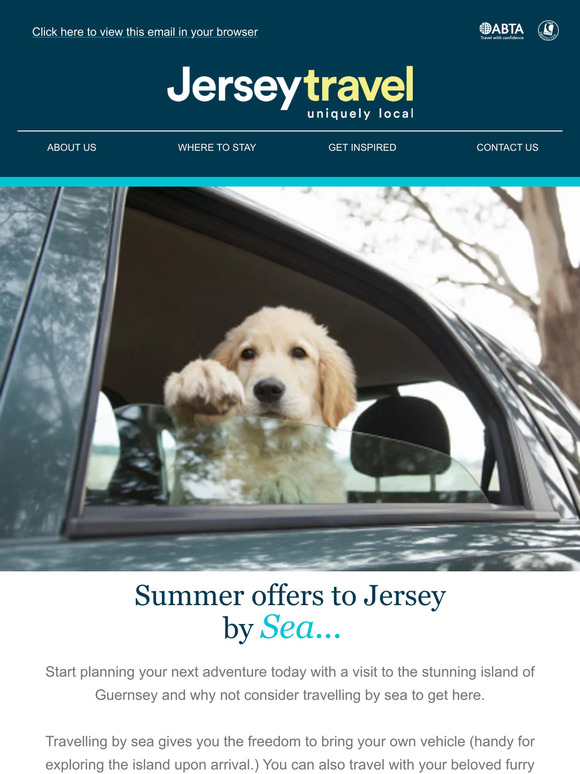 Sail into Summer Offers By Sea To Jersey! 🚢