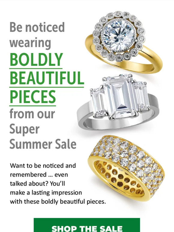 Boldly Beautiful Pieces up to 75% OFF