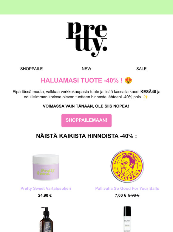 -40% KAIKESTA! 😍😱