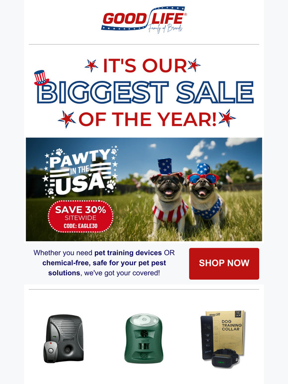 Save BIG on Pet, Pest & Outdoor | Biggest SALE of the YEAR!