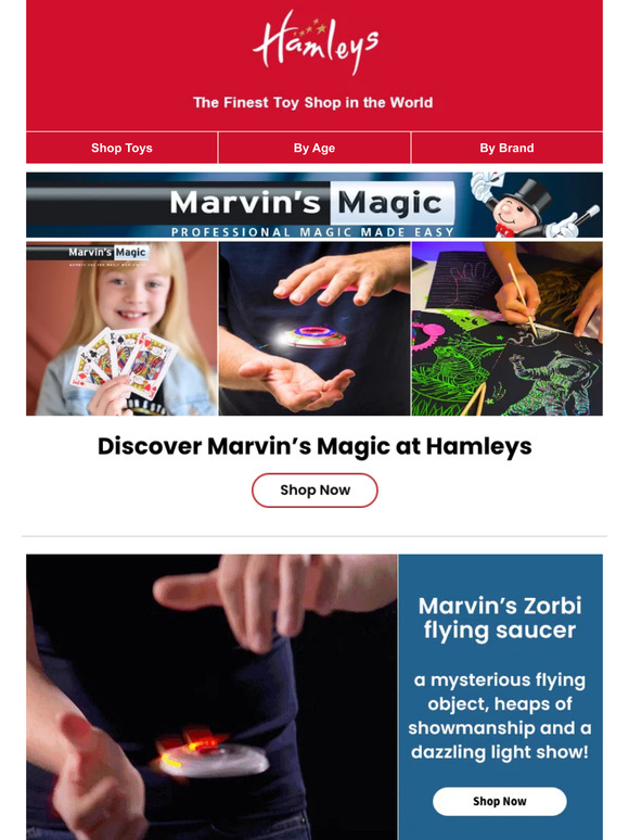 Hamleys: Discover Marvin's Magic at Hamleys | Milled